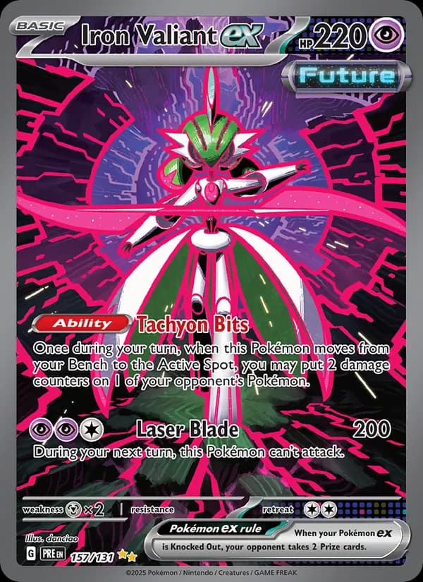 Iron Valiant ex – Prismatic Evolutions 157