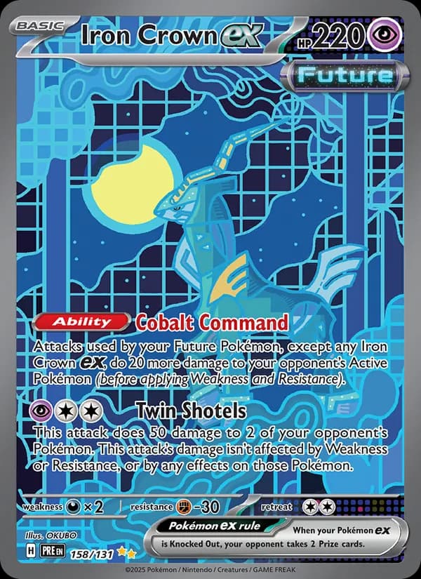Iron Crown ex – Prismatic Evolutions 158