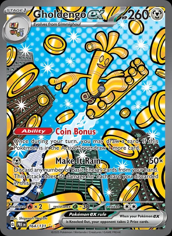 Gholdengo ex – Prismatic Evolutions 164