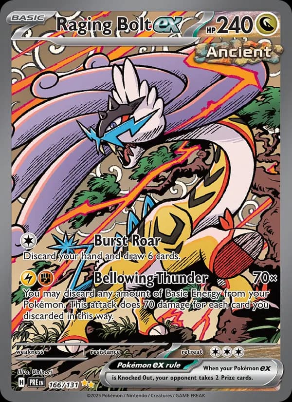 Raging Bolt ex – Prismatic Evolutions 166