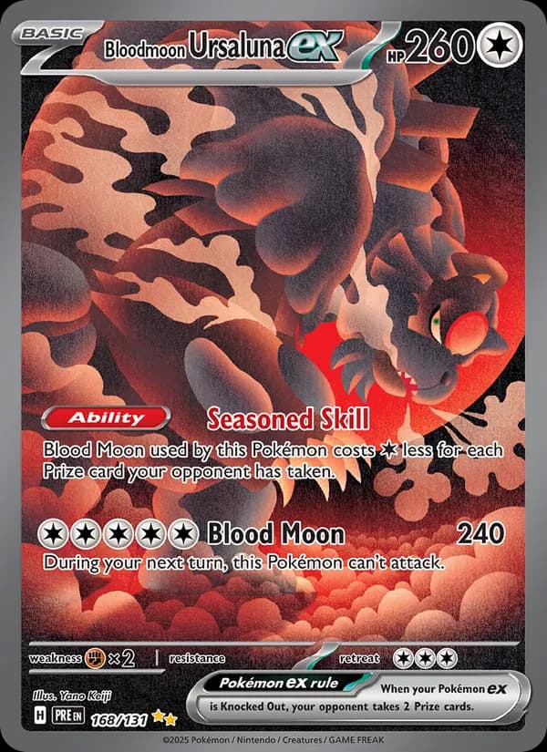 Bloodmoon Ursaluna ex – Prismatic Evolutions 168