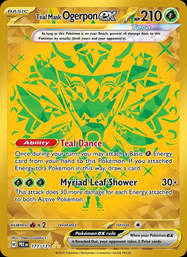 Teal Mask Ogerpon ex – Prismatic Evolutions 177