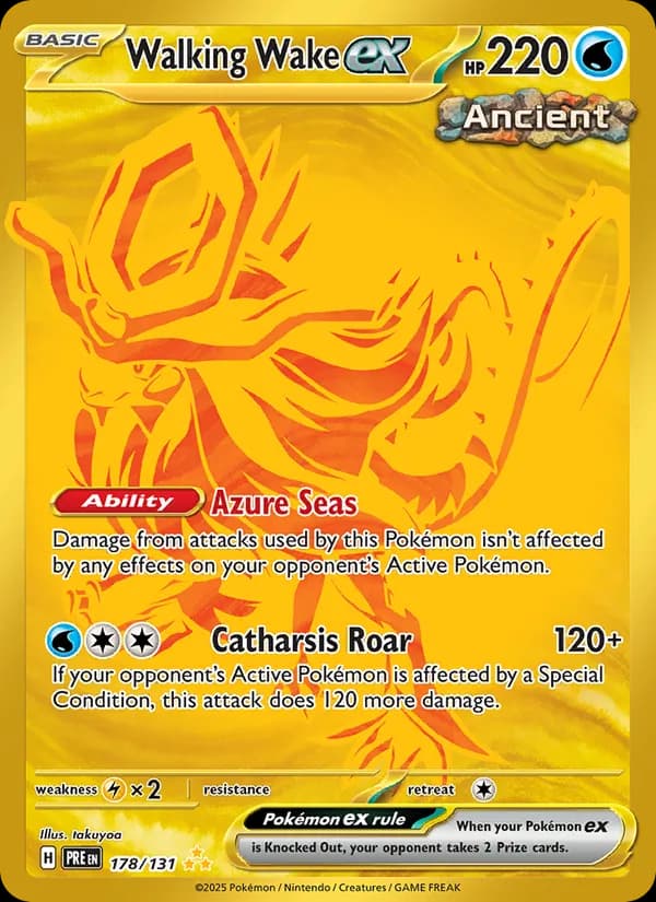 Walking Wake ex – Prismatic Evolutions 178