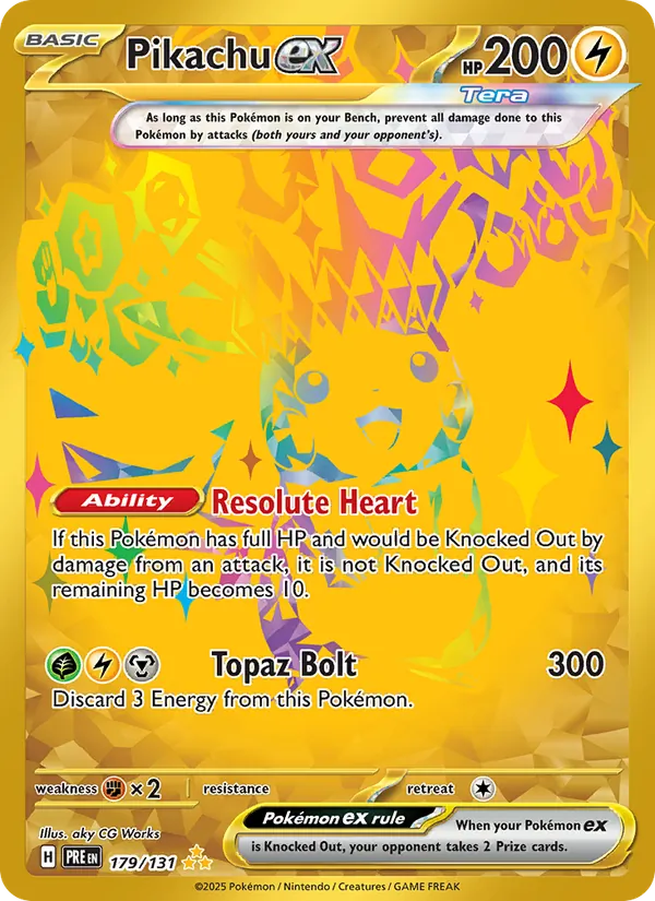 Pikachu ex – Prismatic Evolutions 179