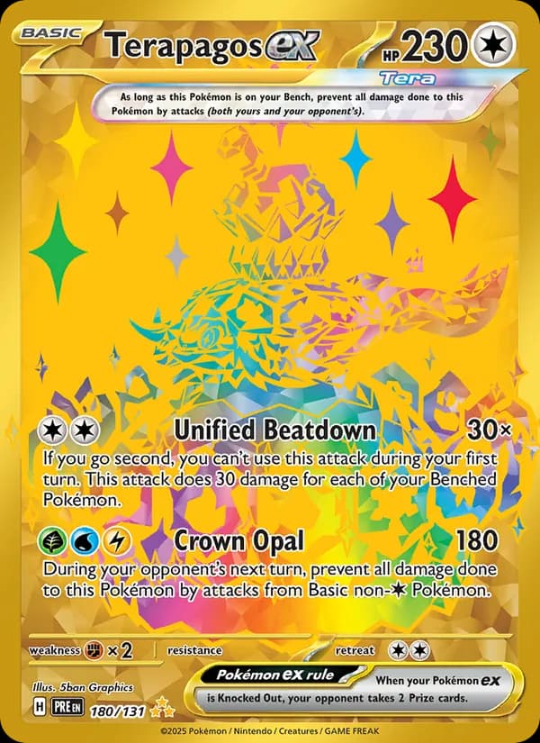 Terapagos ex – Prismatic Evolutions 180