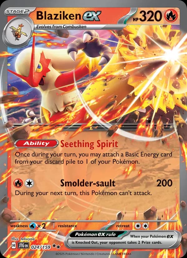 Blaziken ex – Journey Together 024
