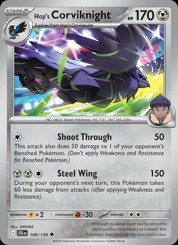 Hop's Corviknight – Journey Together 108