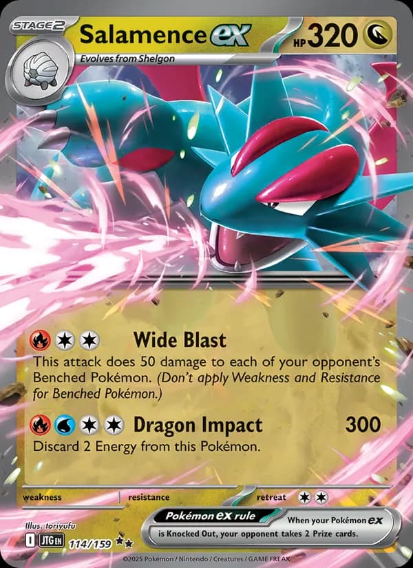 Salamence ex – Journey Together 114