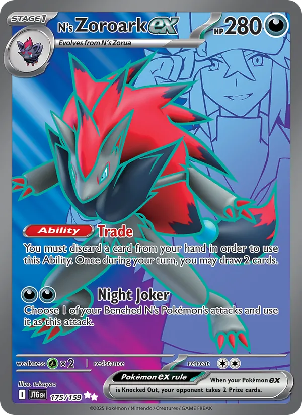 N's Zoroark ex – Journey Together 175