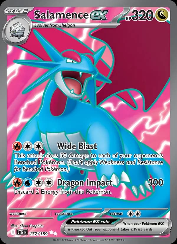 Salamence ex – Journey Together 177
