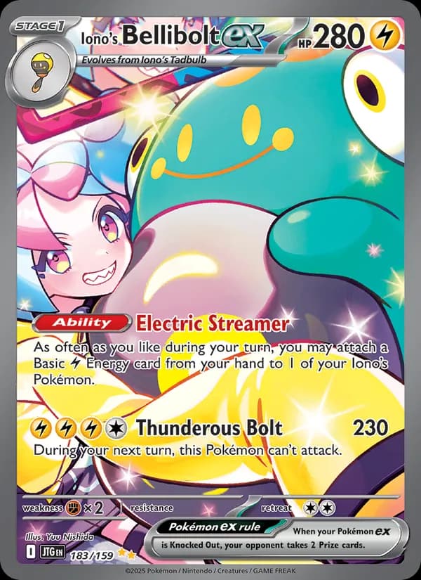 Iono's Bellibolt ex – Journey Together 183