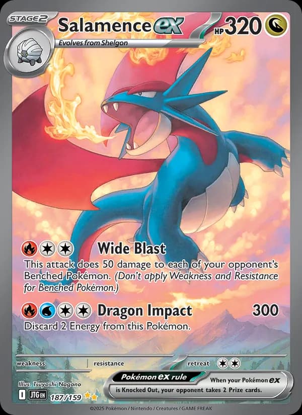 Salamence ex – Journey Together 187