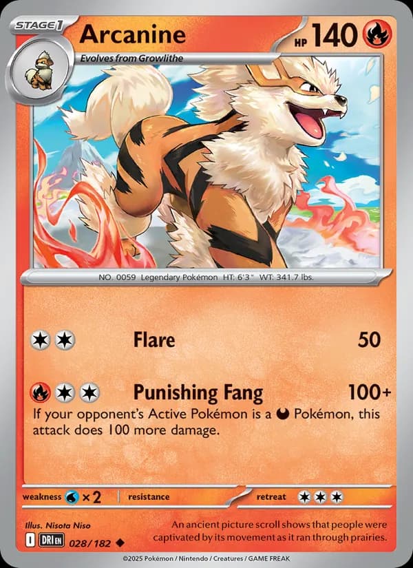 Arcanine – Destined Rivals 028