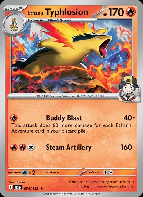 Ethan's Typhlosion – Destined Rivals 034