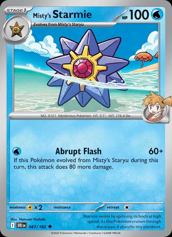 Misty's Starmie – Destined Rivals 047