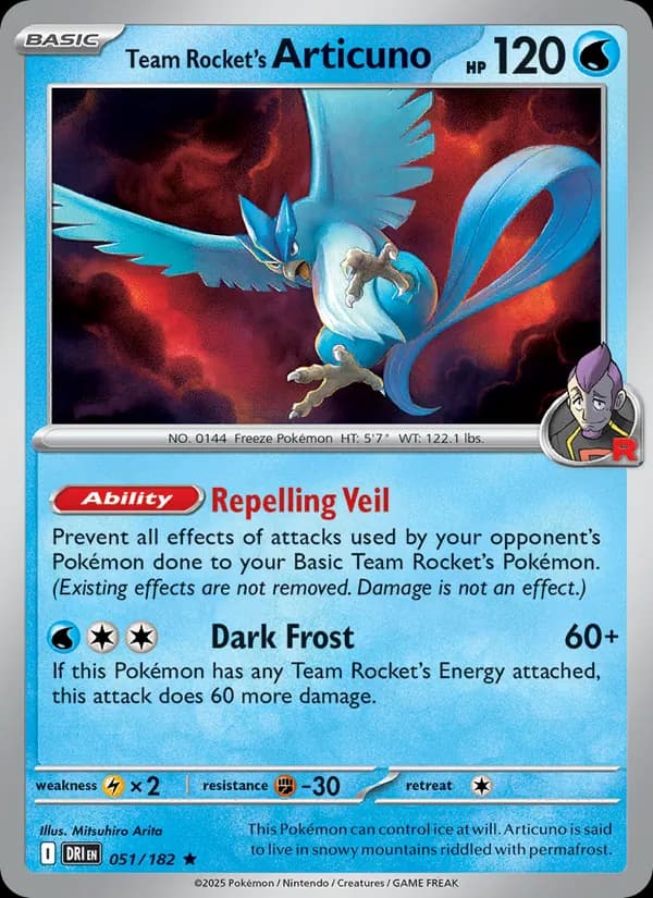 Team Rocket's Articuno – Destined Rivals 051