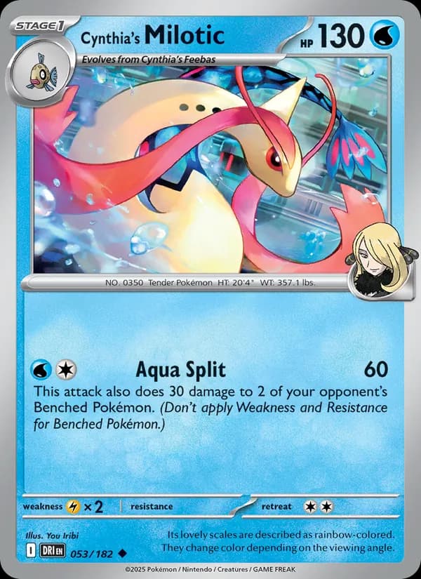 Cynthia's Milotic – Destined Rivals 053