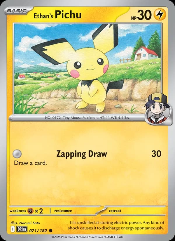 Ethan's Pichu – Destined Rivals 071