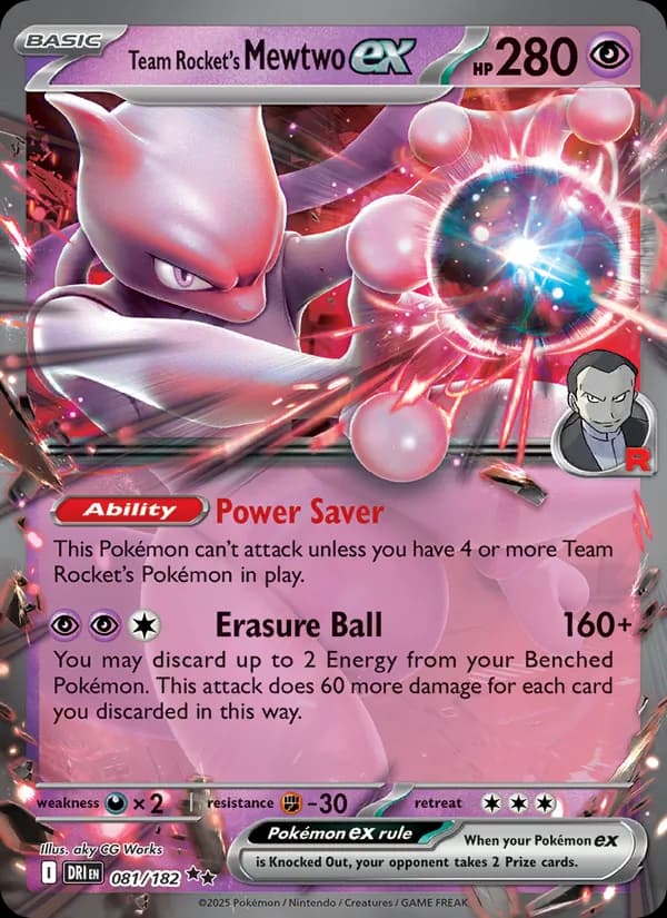 Team Rocket's Mewtwo ex – Destined Rivals 081