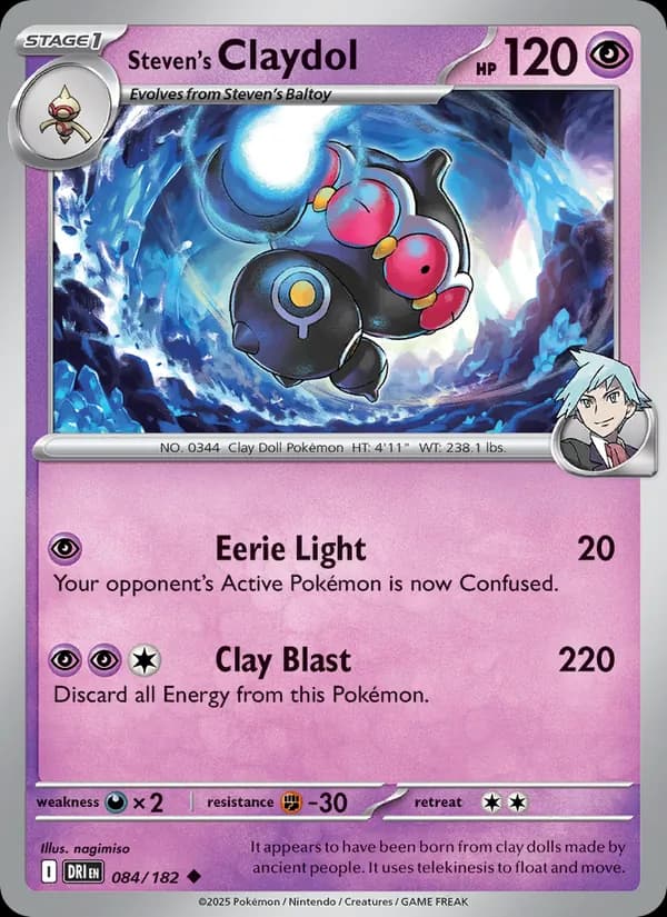 Steven's Claydol – Destined Rivals 084