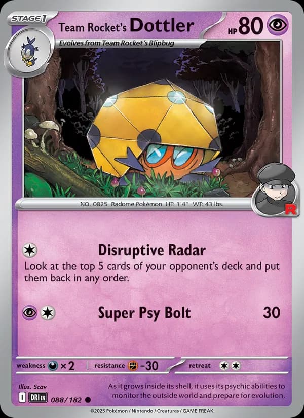 Team Rocket's Dottler – Destined Rivals 088