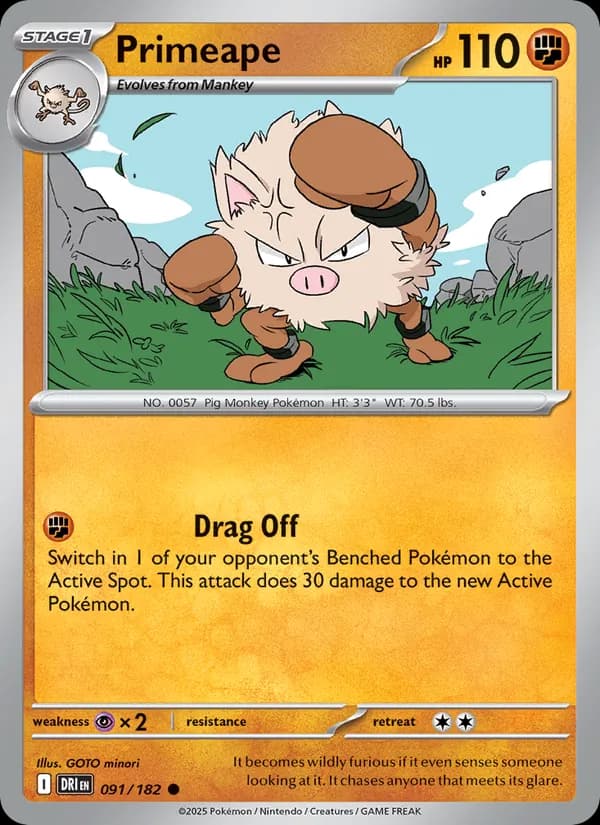 Primeape – Destined Rivals 091