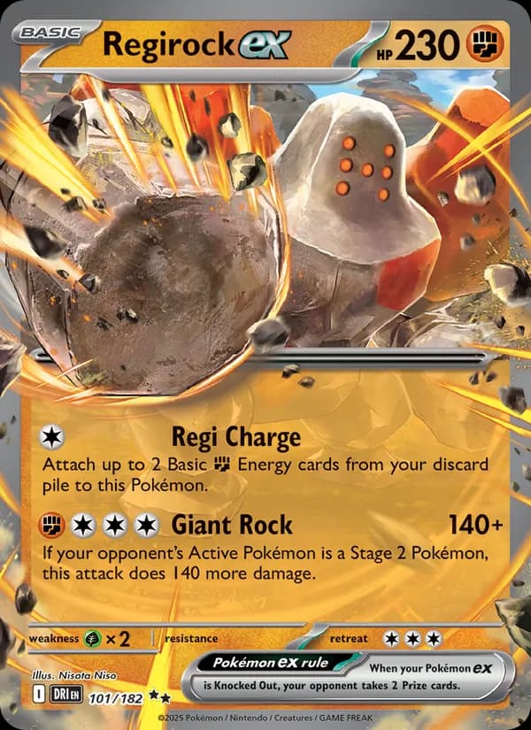 Regirock ex – Destined Rivals 101