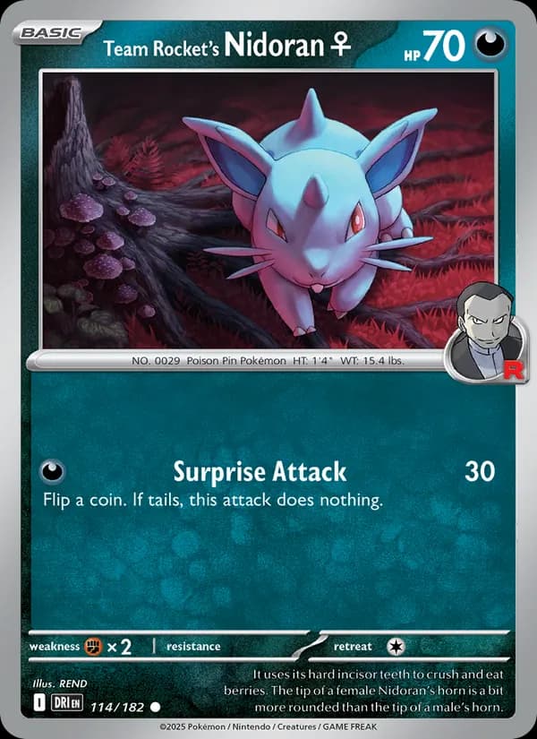 Team Rocket's Nidoran♀ – Destined Rivals 114