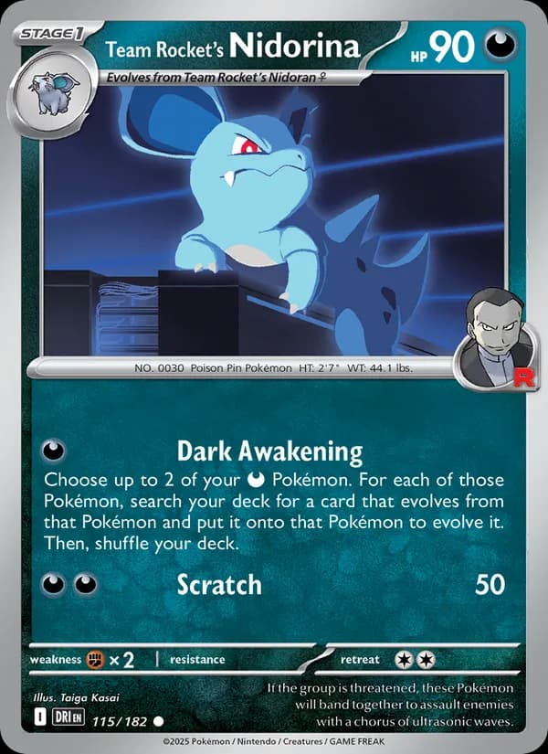 Team Rocket's Nidorina – Destined Rivals 115