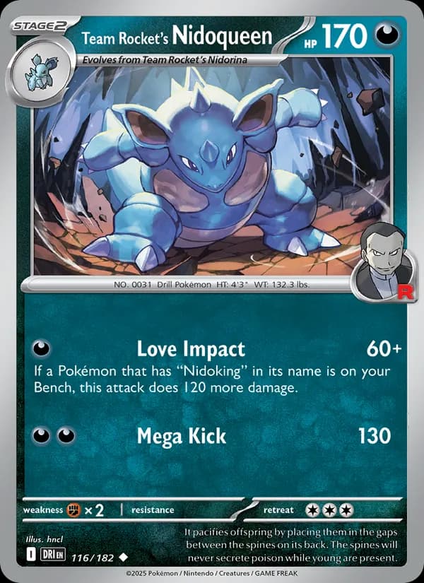 Team Rocket's Nidoqueen – Destined Rivals 116