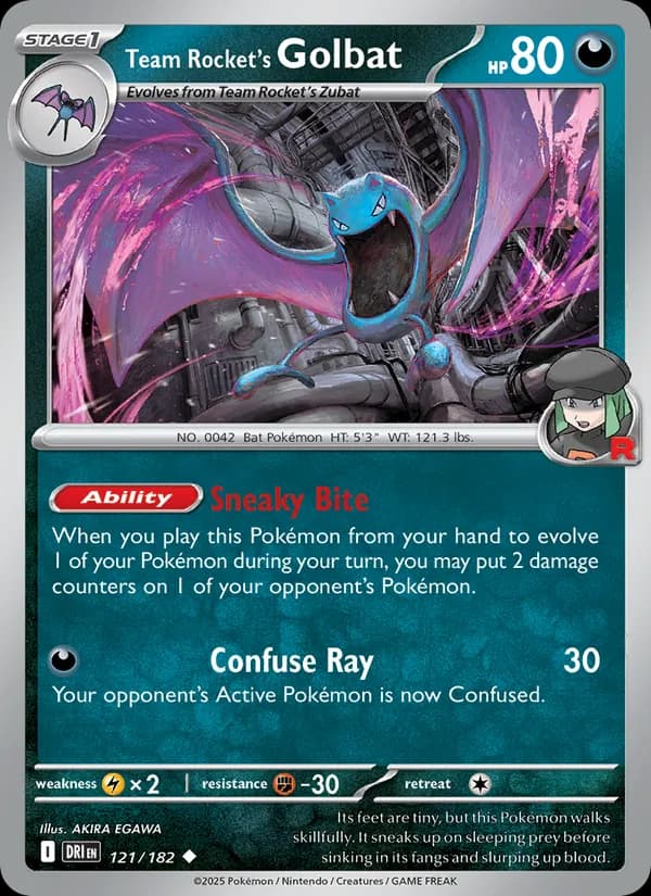Team Rocket's Golbat – Destined Rivals 121