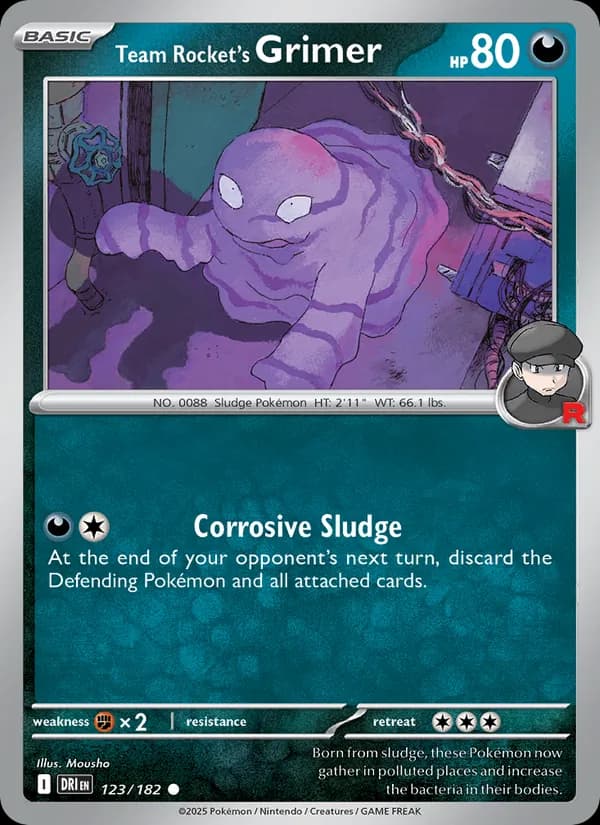 Team Rocket's Grimer – Destined Rivals 123