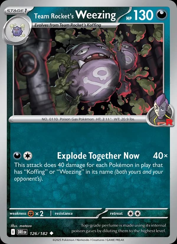 Team Rocket's Weezing – Destined Rivals 126