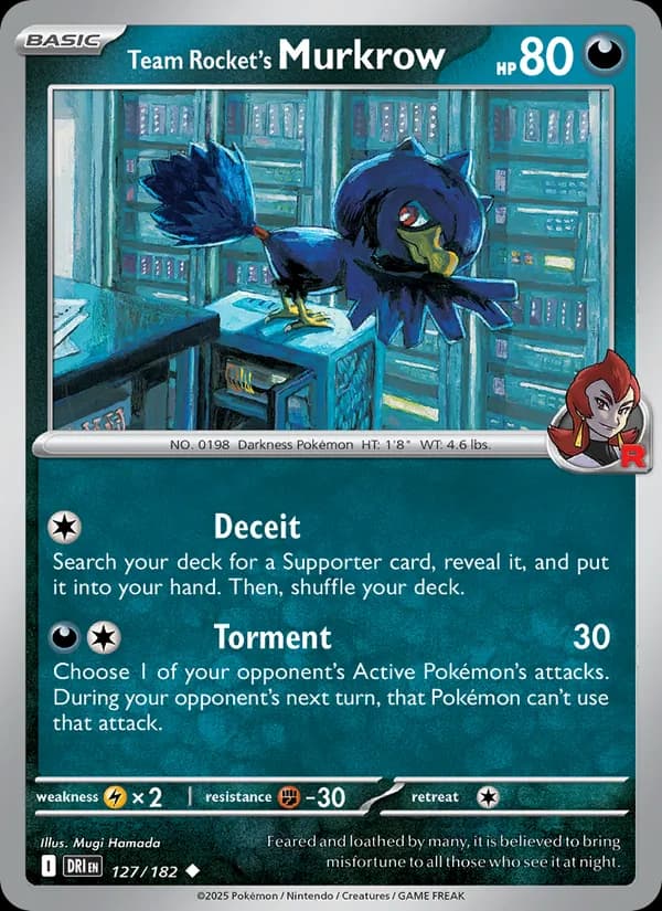 Team Rocket's Murkrow – Destined Rivals 127