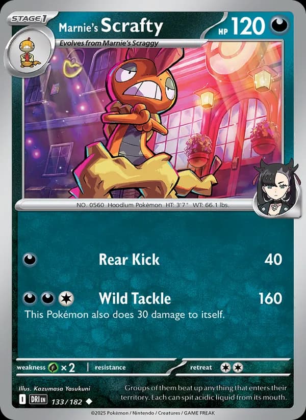 Marnie's Scrafty – Destined Rivals 133