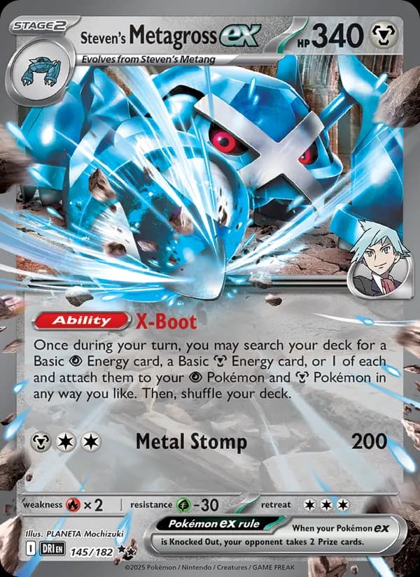 Steven's Metagross ex – Destined Rivals 145