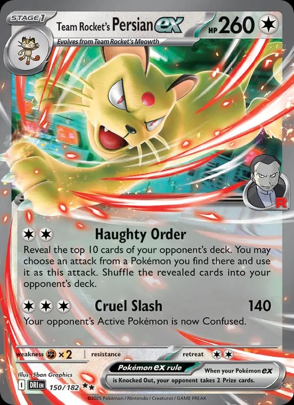 Team Rocket's Persian ex – Destined Rivals 150