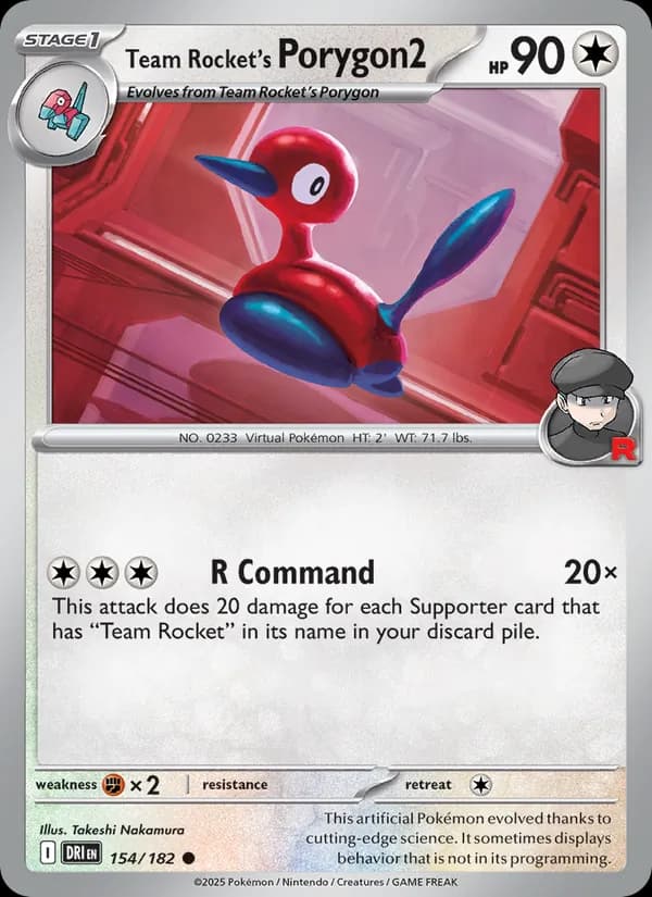 Team Rocket's Porygon2 – Destined Rivals 154