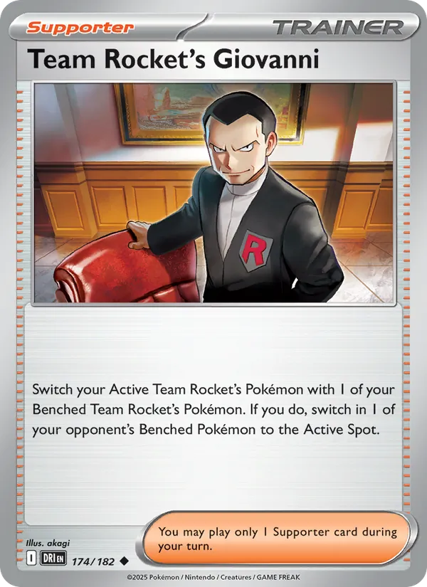 Team Rocket's Giovanni – Destined Rivals 174