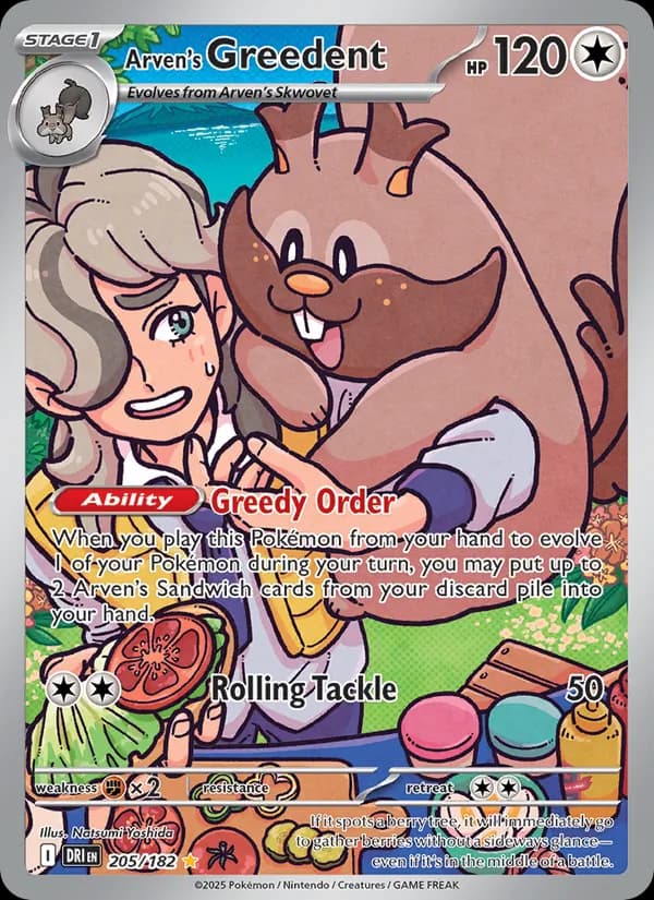 Arven's Greedent – Destined Rivals 205