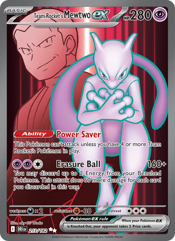 Team Rocket's Mewtwo ex – Destined Rivals 213