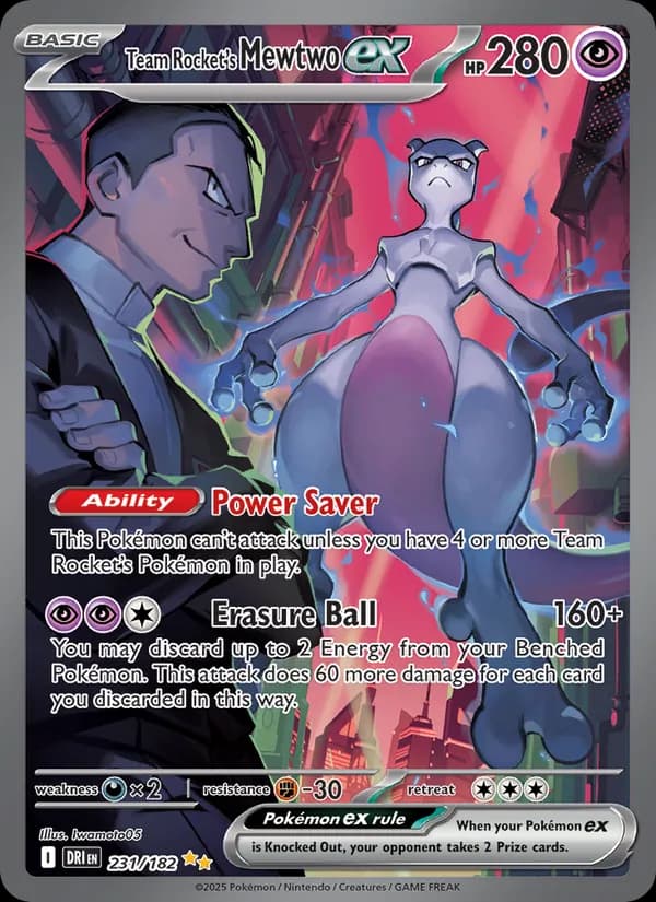 Team Rocket's Mewtwo ex – Destined Rivals 231