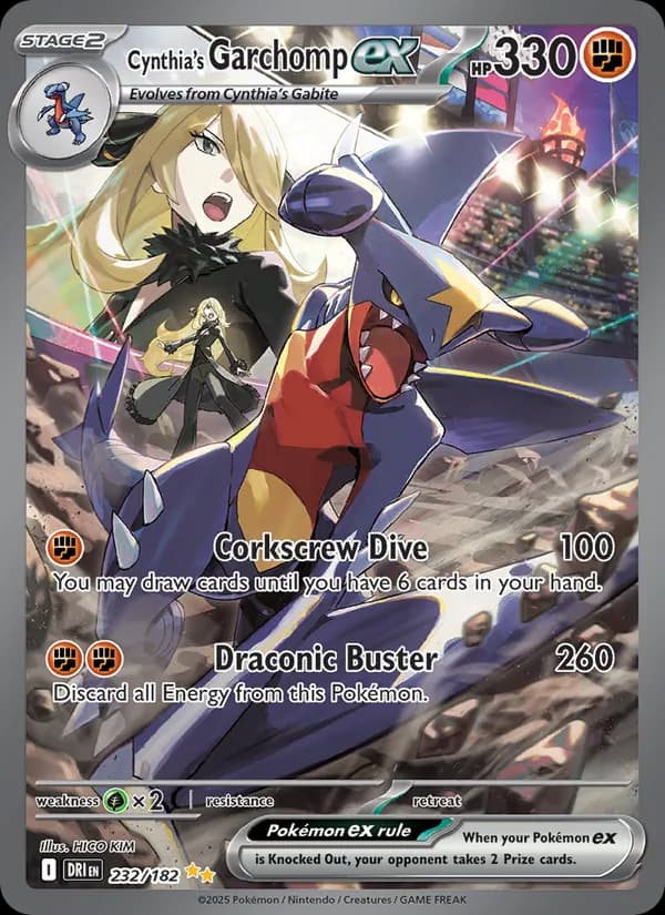 Cynthia's Garchomp ex – Destined Rivals 232