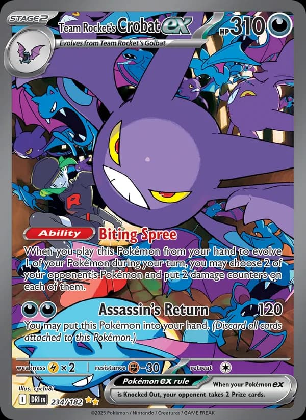 Team Rocket's Crobat ex – Destined Rivals 234