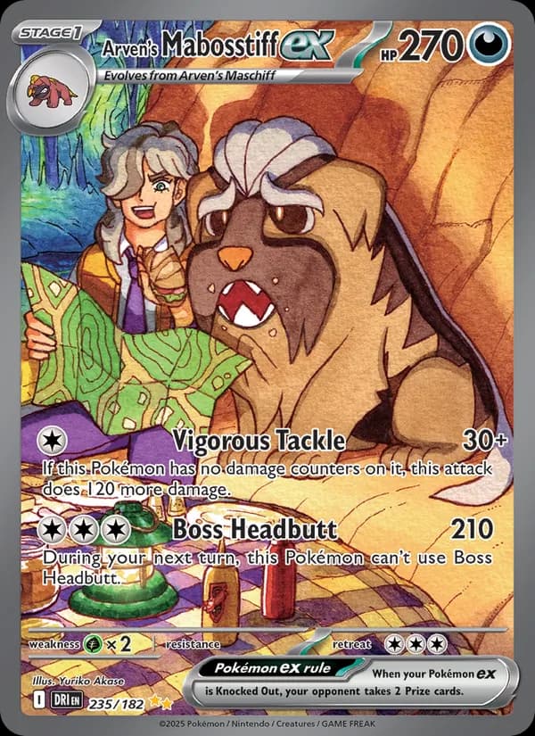 Arven's Mabosstiff ex – Destined Rivals 235