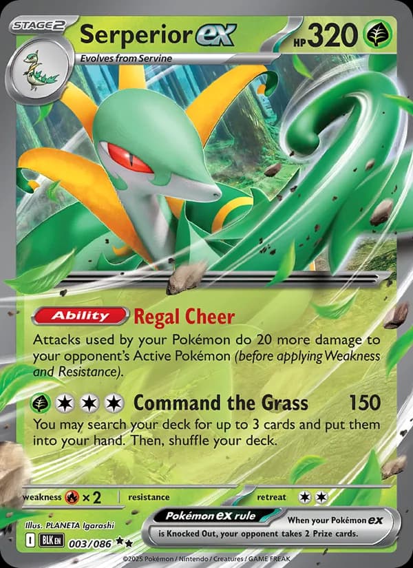 Serperior ex – Black Bolt 003