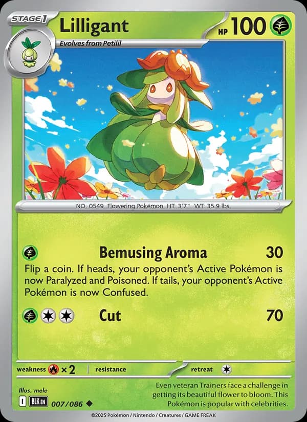 Lilligant – Black Bolt 007