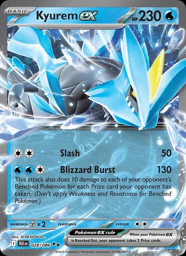 Kyurem ex – Black Bolt 028