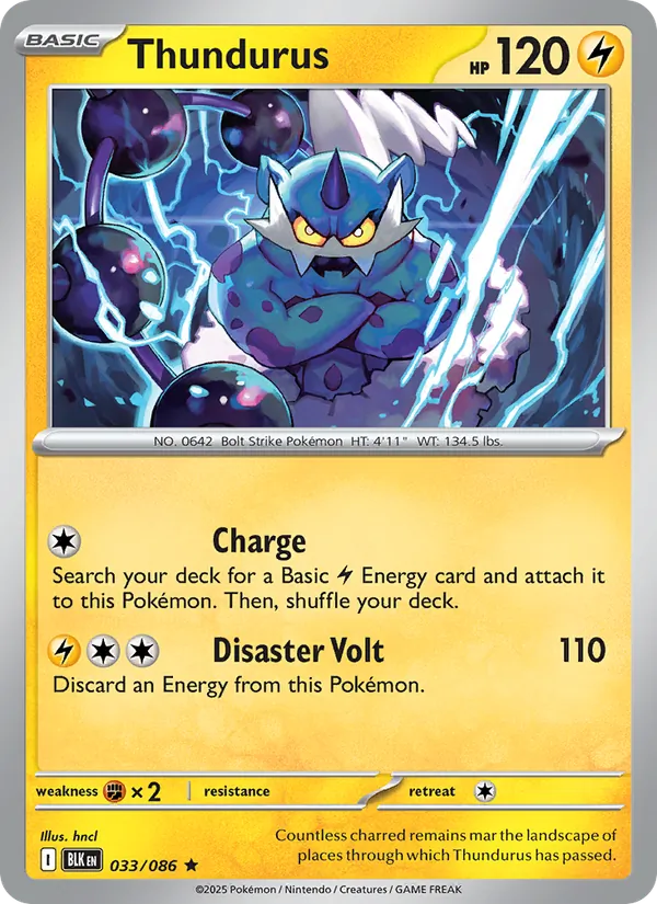 Thundurus – Black Bolt 033