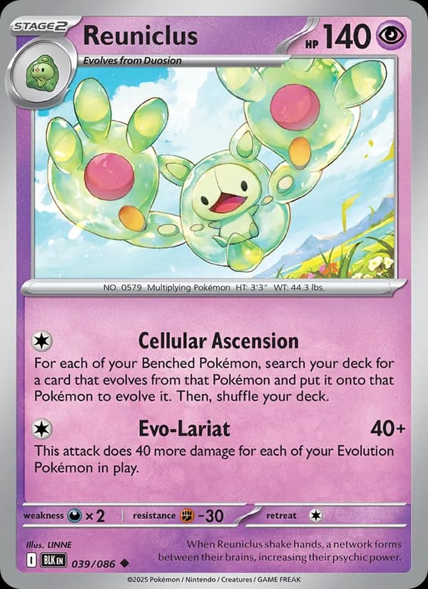Reuniclus – Black Bolt 039
